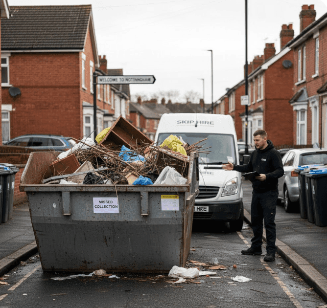 Skip Hire Nottingham Troubleshooting: Overfilling, Access Issues, and Missed Collections