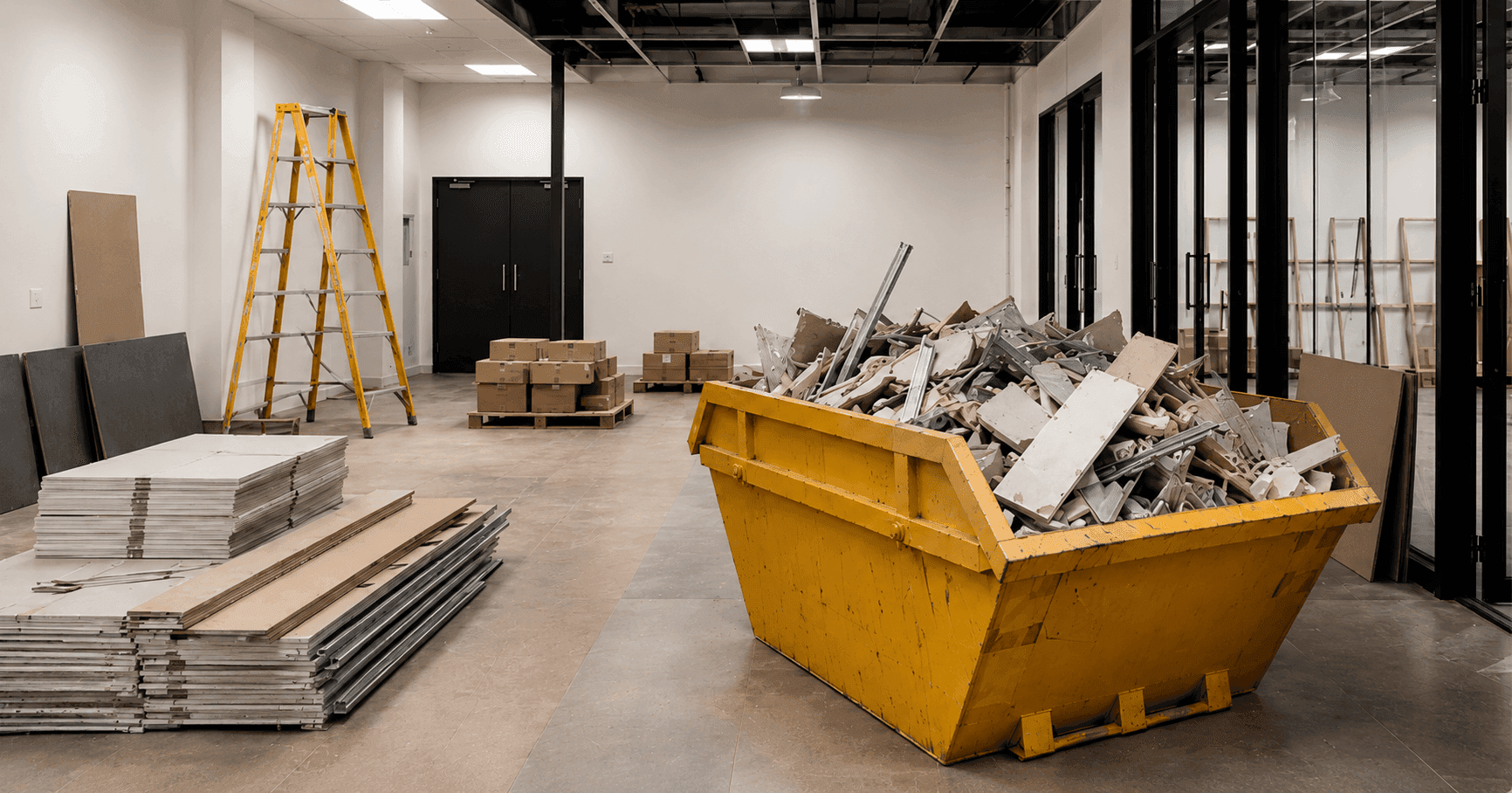 What Size Skip Do I Need for a Commercial Fit-Out or Shop Refit?
